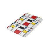 De Stijl Pattern Badematte (Schrägansicht)