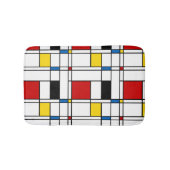 De Stijl Pattern Badematte (Vorderseite)