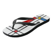 De Stijl Pattern Badesandalen (Schrägansicht)