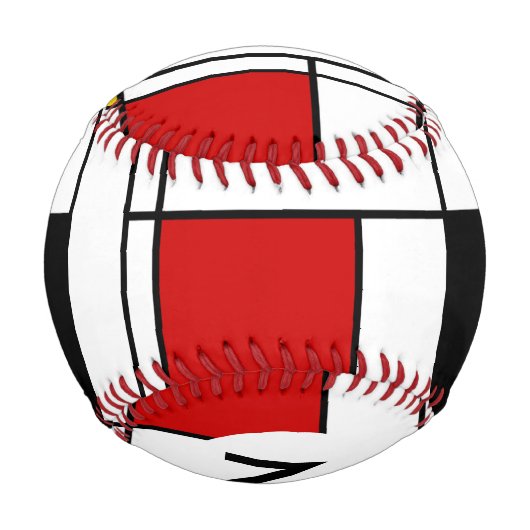 De Stijl Pattern Baseball (Rückseite)