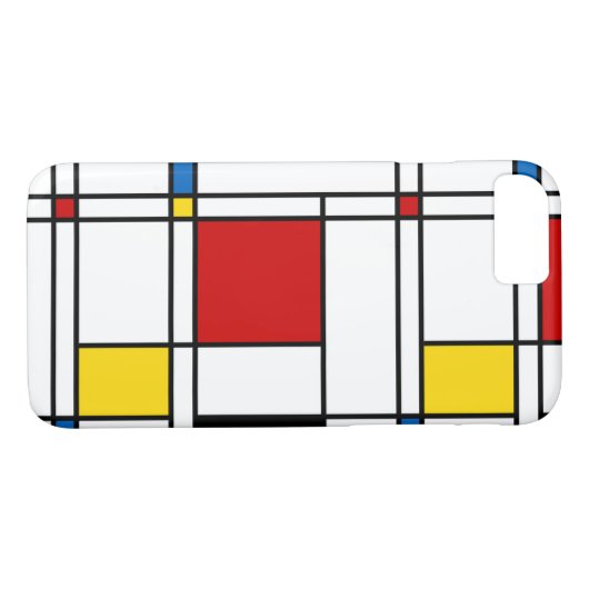 De Stijl Pattern Case-Mate iPhone Hülle (Rückseite (Horizontal))