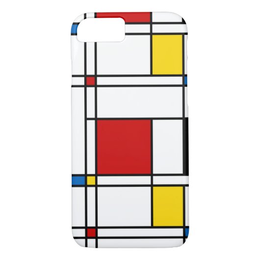 De Stijl Pattern Case-Mate iPhone Hülle (Rückseite)