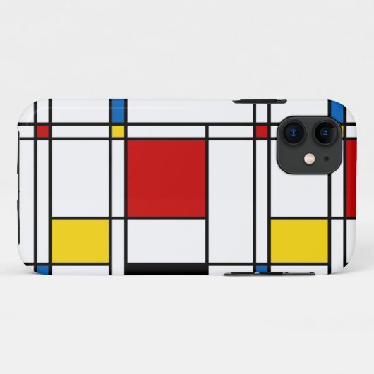 De Stijl Pattern Case-Mate iPhone Hülle (Rückseite (Horizontal))