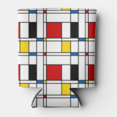 De Stijl Pattern Dosenkühler (Vorderseite)