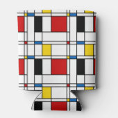 De Stijl Pattern Dosenkühler (Rückseite)