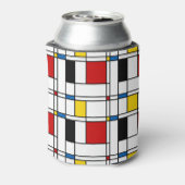 De Stijl Pattern Dosenkühler (Kanne Rückseite)