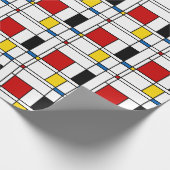 De Stijl Pattern Geschenkpapier (Ecke)