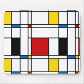 De Stijl Pattern Mousepad (Vorne)