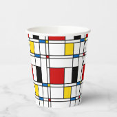 De Stijl Pattern Pappbecher (Links)