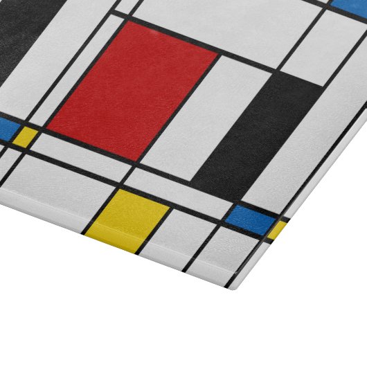 De Stijl Pattern Schneidebrett (Ecke)