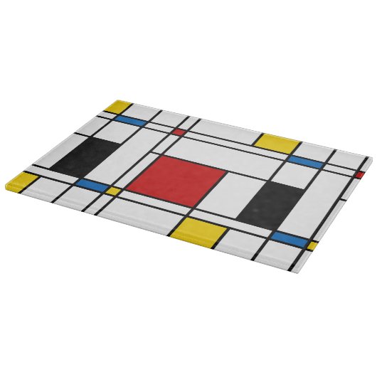 De Stijl Pattern Schneidebrett (Ecke)