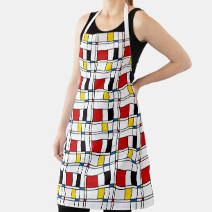 De Stijl Pattern Schürze