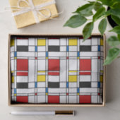 De Stijl Pattern Seidenpapier (Geschenk)