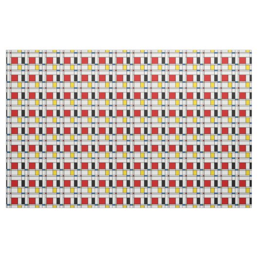 De Stijl Pattern Stoff (Yard (91,4 cm))