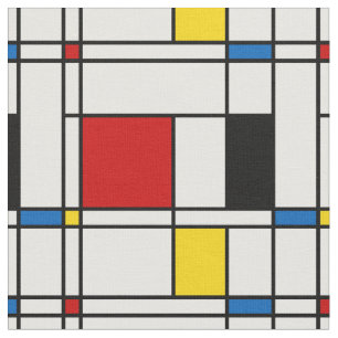 De Stijl Pattern Stoff