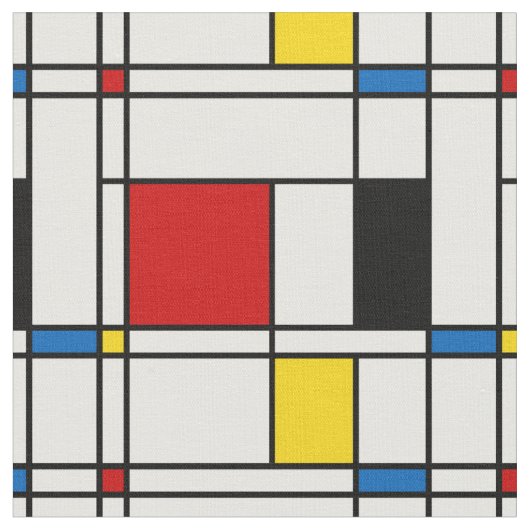 De Stijl Pattern Stoff (Nahaufnahme)