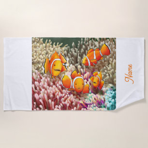 DE Strandtuch Clownfische