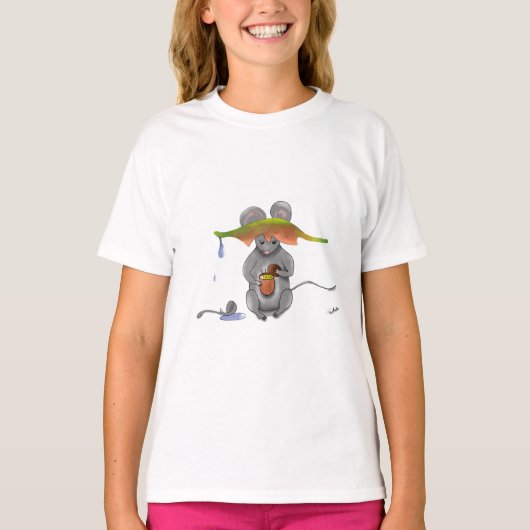 DE T-Shirt Herbst Maus (Vorderseite)