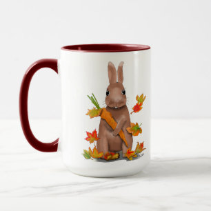 DE Tasse Hase im Herbst