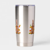 DE Tasse Hase im Herbst Thermobecher (Vorderseite)