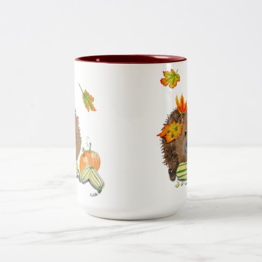 DE Tasse Herbst Igel (Mittel)