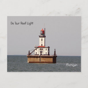 De Tour Reef Leuchtturm Postkarte