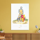 De Vere, Earl of Oxford, 1280, von 'Ancient Armou' Leinwanddruck (Insitu (Wohnzimmer))