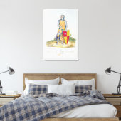 De Vere, Earl of Oxford, 1280, von 'Ancient Armou' Leinwanddruck (Insitu (Schlafzimmer))