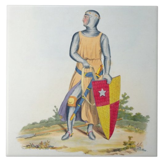 De Vere, Graf von Oxford, 1280, von 'altem Armou Fliese (Vorderseite)