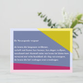 De Verzorgende vergroot Dankeskarte (Stehend Vorderseite)