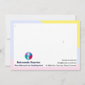 De Verzorgende vergroot Dankeskarte (Rückseite)
