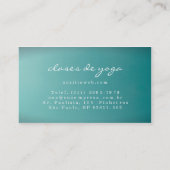 De Visita Flor de Loto Tarjetas Visitenkarte (Rückseite)