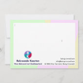 De Vrijwilliger Dankeskarte (Rückseite)