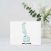 DE WORD STAAT POSTKARTE (Stehend Vorderseite)