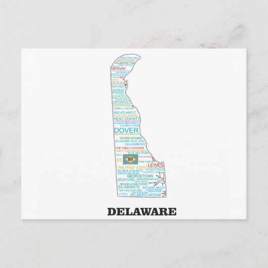DE WORD STAAT POSTKARTE (Vorderseite)
