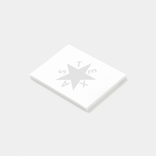 De Zavala (Erste Republik Texas) Post-it Klebezettel (angewinkelt)