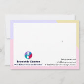 De Zorgorganisatie staat klaar Dankeskarte (Rückseite)
