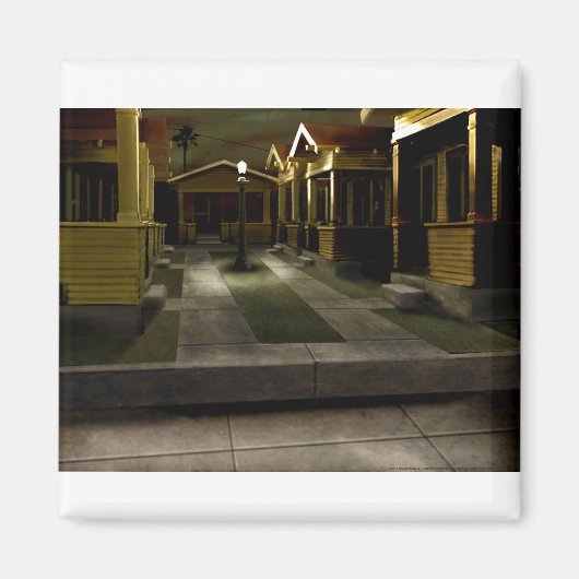 DEA01 Bungalows.tif Magnet (Vorne)