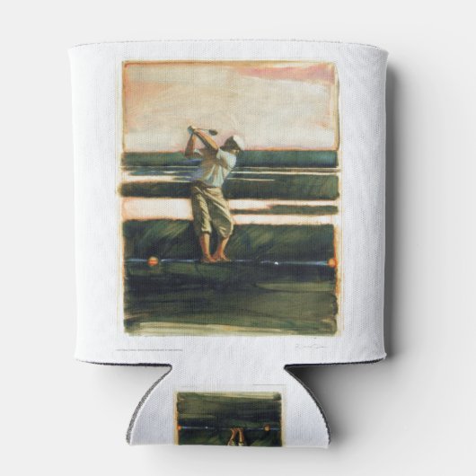 DEA24 Golfer.tif Dosenkühler (Rückseite)