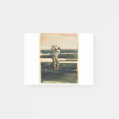 DEA24 Golfer.tif Post-it Klebezettel (Vorderseite)