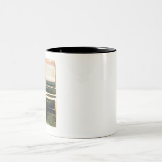 DEA24 Golfer.tif Zweifarbige Tasse (Mittel)