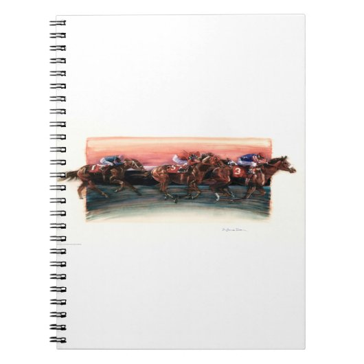 DEA25 Pferd Race.tif Notizblock (Vorderseite)