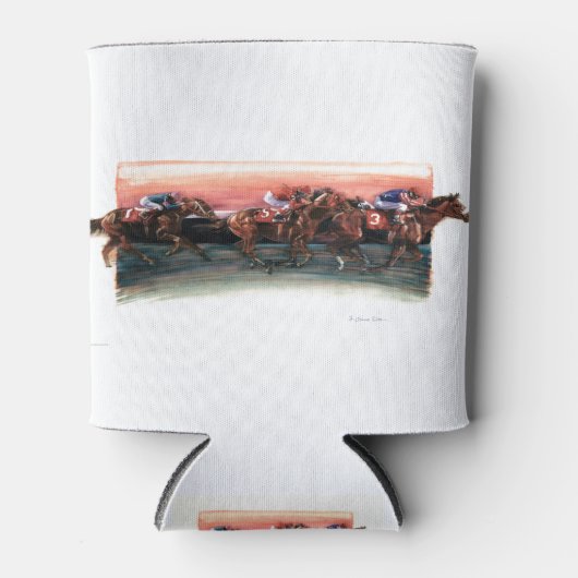 DEA25 Pferderennen.tif Dosenkühler (Vorderseite)