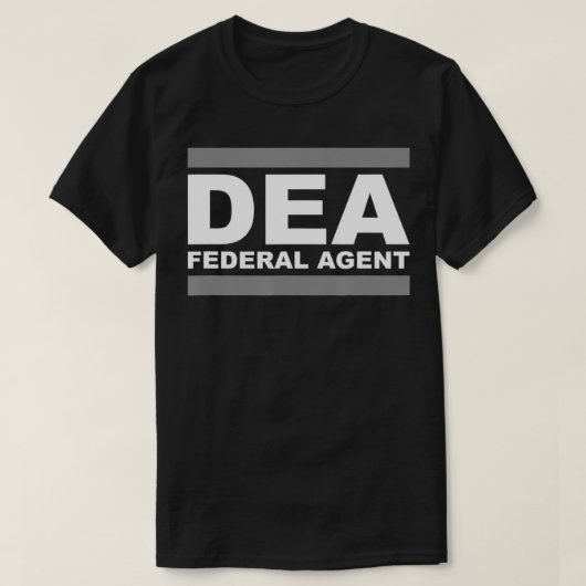 DEA BUNDESSTAATLICHER AGENT  T-Shirt (Design vorne)