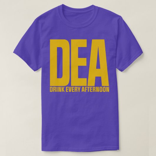 DEA Drink jeden Nachmittag T-Shirt (Design vorne)