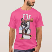 De'Aaron Fox 4 San Antonio T-Shirt (Vorderseite)