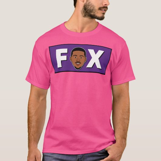 De'Aaron Fox - Sacramento Basketball T-Shirt (Vorderseite)