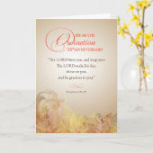 Deacon 25. Jahrestag der Besetzung Segen Karte (Gelbe Blume)