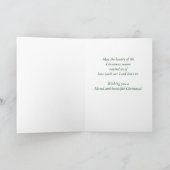 Deacon, Christmas Poinsettias Feiertagskarte (Innenseite)