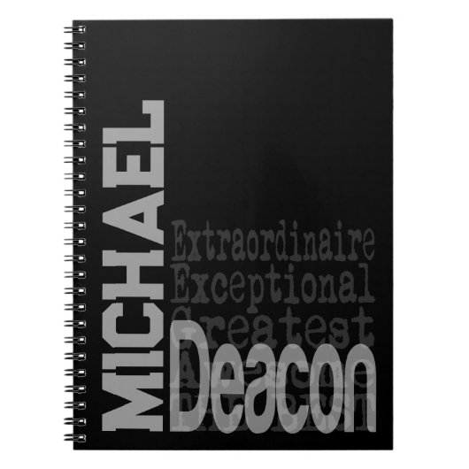 Deacon Extraordinaire CUSTOM Notizblock (Vorderseite)